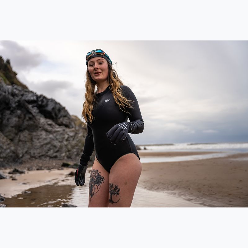 Neoprénová čiapka ZONE3 Active Flex Swim grey/orange 3