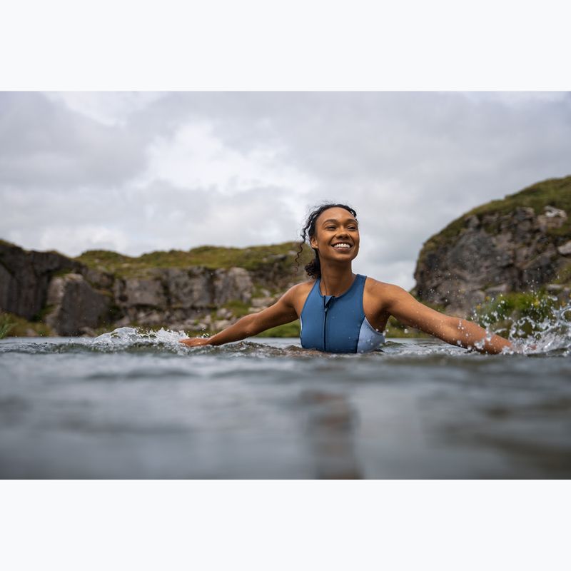 Dámska plavecká pena ZONE3 Yulex Sleeveless multi blue/white 6