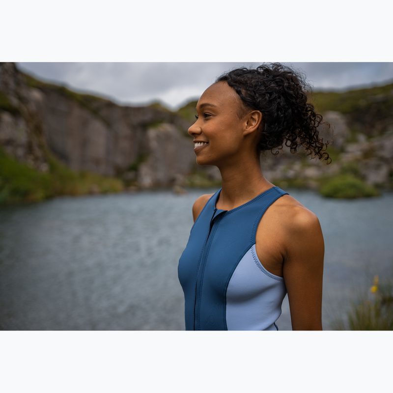 Dámska plavecká pena ZONE3 Yulex Sleeveless multi blue/white 9