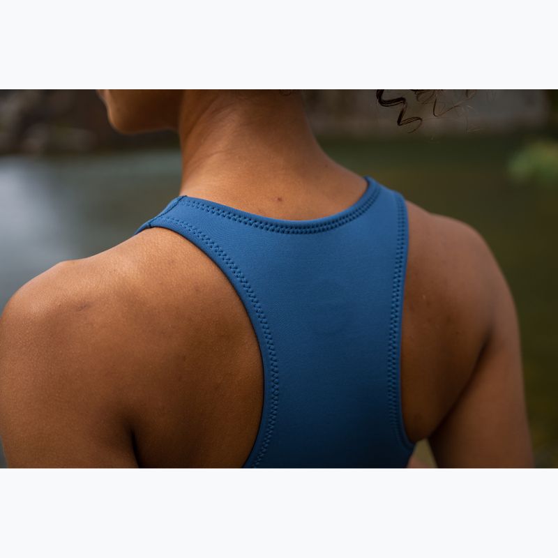 Dámsky plavecký neoprén ZONE3 Yulex Sleeveless multi blue/white 10