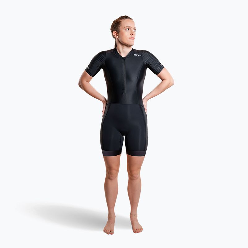 Dámsky triatlonový oblek ZONE3 Activate+ Trisuit black 4