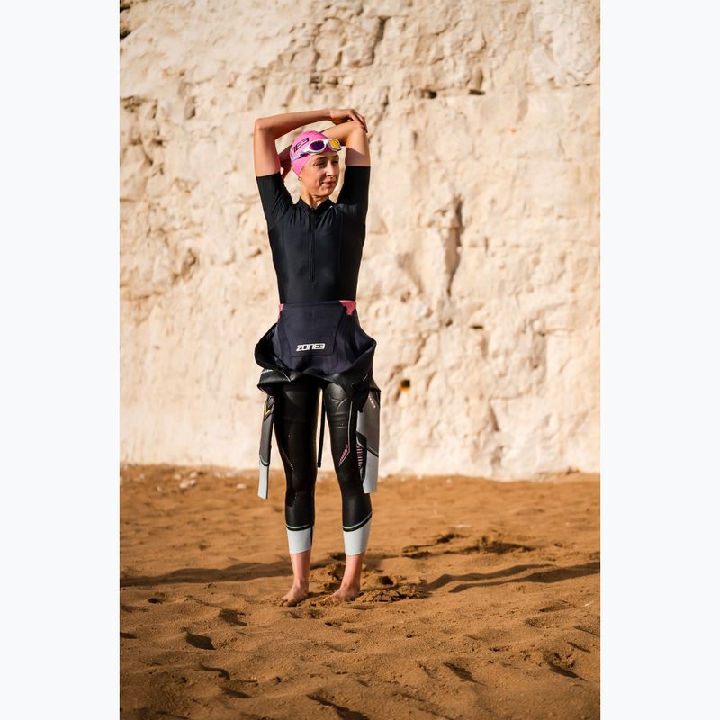 Dámsky triatlonový oblek ZONE3 Activate+ Trisuit black 12