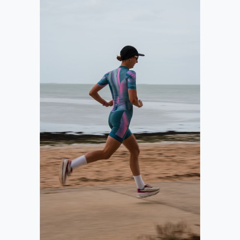 Dámsky triatlonový oblek ZONE3 Activate+ Trisuit print 10