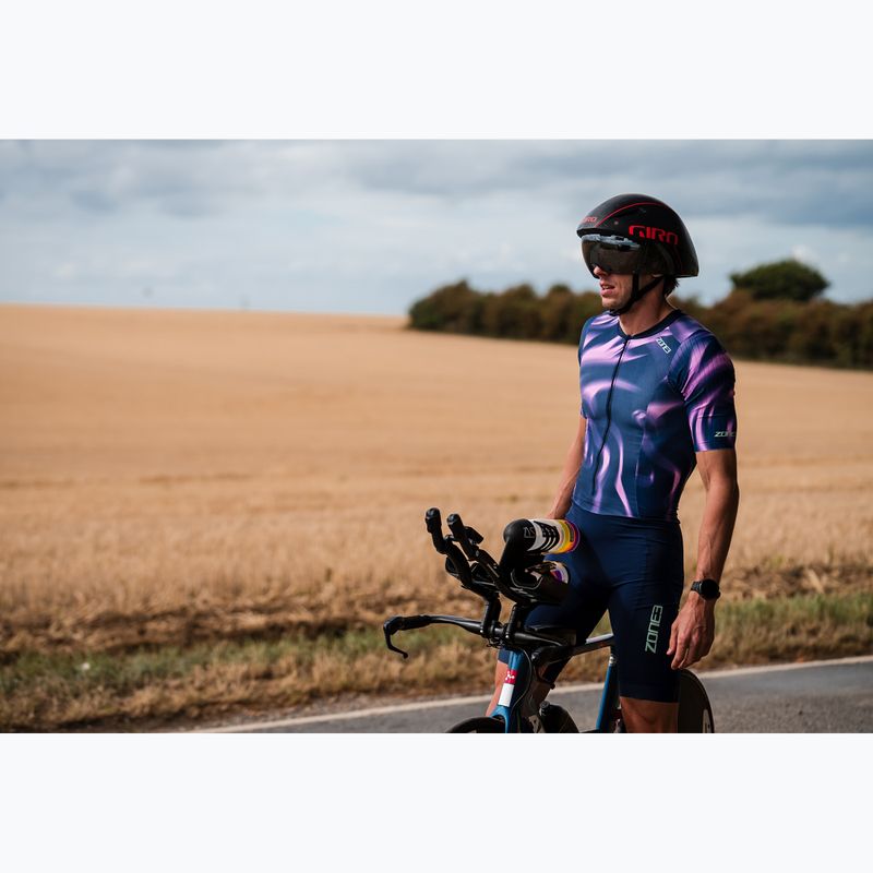 Pánsky triatlonový oblek ZONE3 Activate+ Trisuit print 14