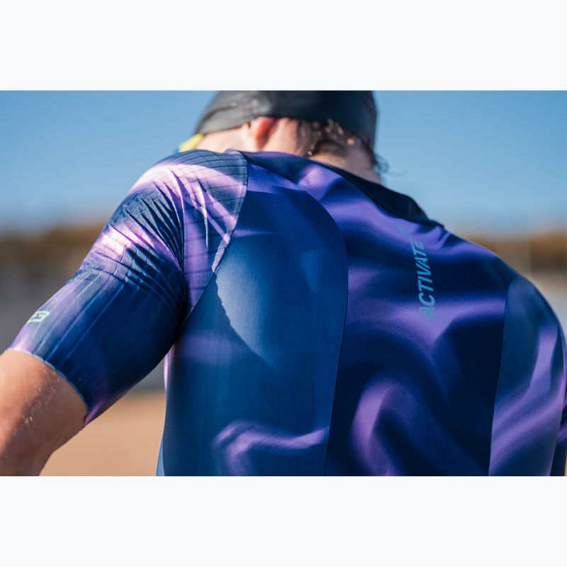 Pánsky triatlonový oblek ZONE3 Activate+ Trisuit print 17