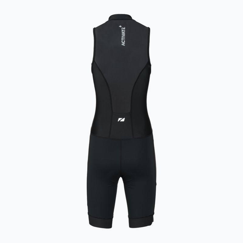Dámska triatlonová kombinéza ZONE3 Activate+ Sleeveless Trisuit black 2