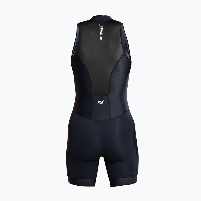 Dámska triatlonová kombinéza ZONE3 Activate+ Sleeveless Trisuit black 2