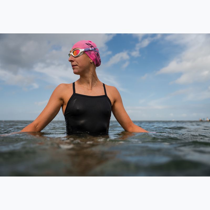 Dámske jednodielne plavky ZONE3 Strap Back black 9