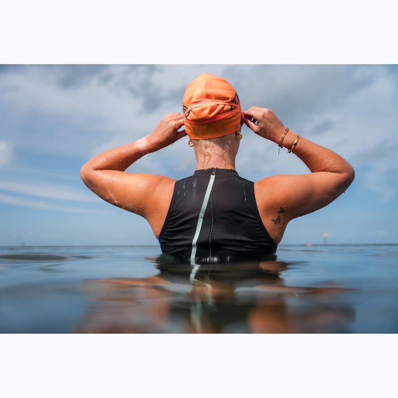 Dámske jednodielne plavky ZONE3 High Neck Costume black 11