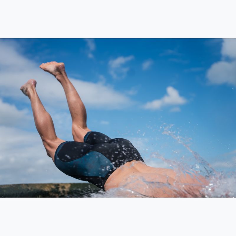 Pánske plavecké jammery ZONE3 Performance Speed teal tie dye 12