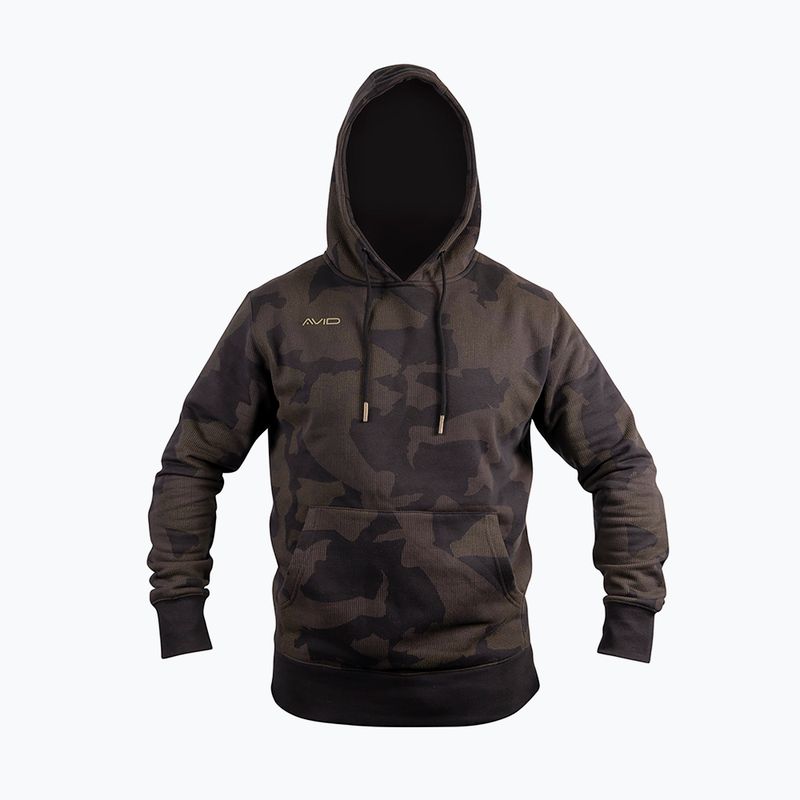 Avid Carp Fishing Distortion Camo Hoodie Green A0620109