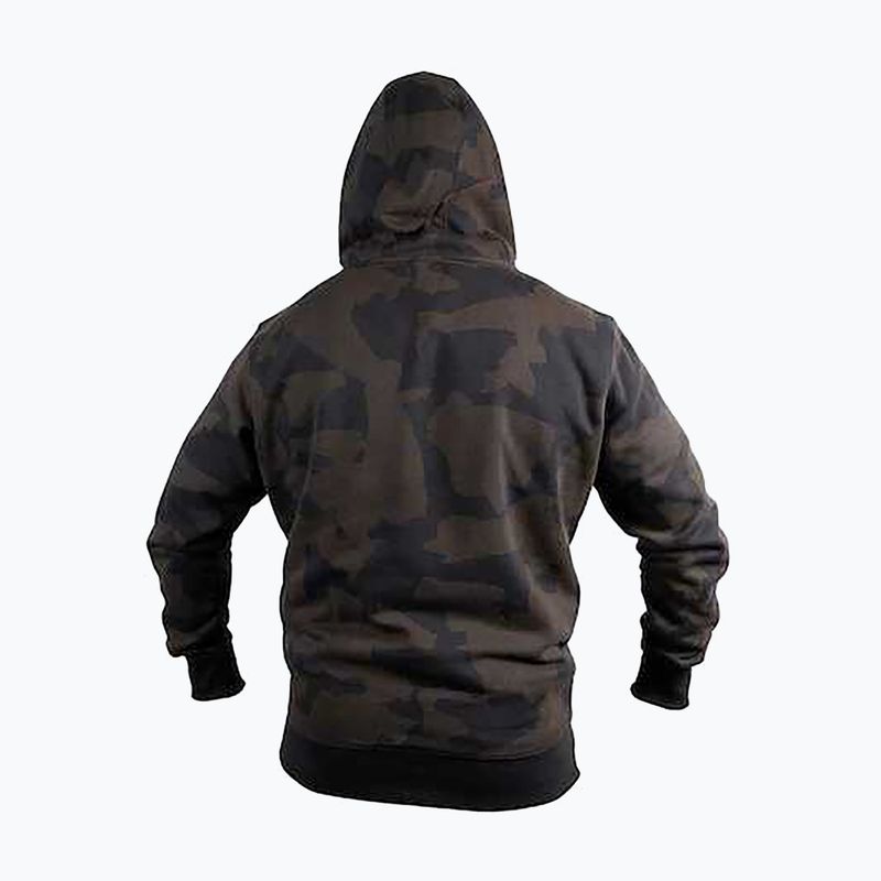 Avid Carp Fishing Distortion Camo Hoodie Green A0620109 2