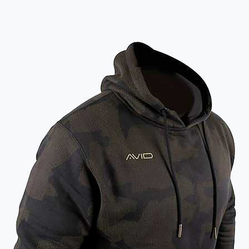 Avid Carp Fishing Distortion Camo Hoodie Green A0620109 3