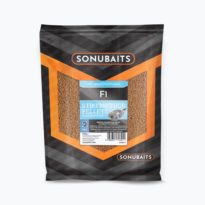 Sonubaits F1 Stiki Method Pellets hnedá S1800013