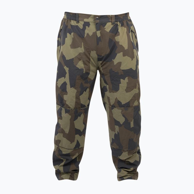 Pánske rybárske nohavice Avid Ripstop Camo green A0620196