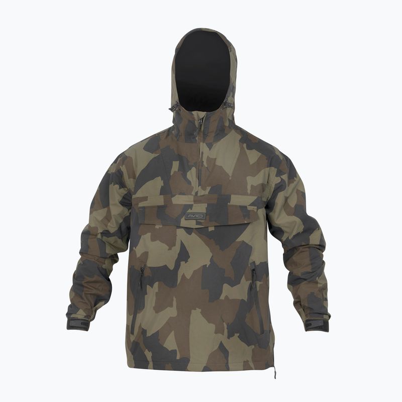 Pánska rybárska bunda Avid Ripstop Camo Pullover Green A0620202