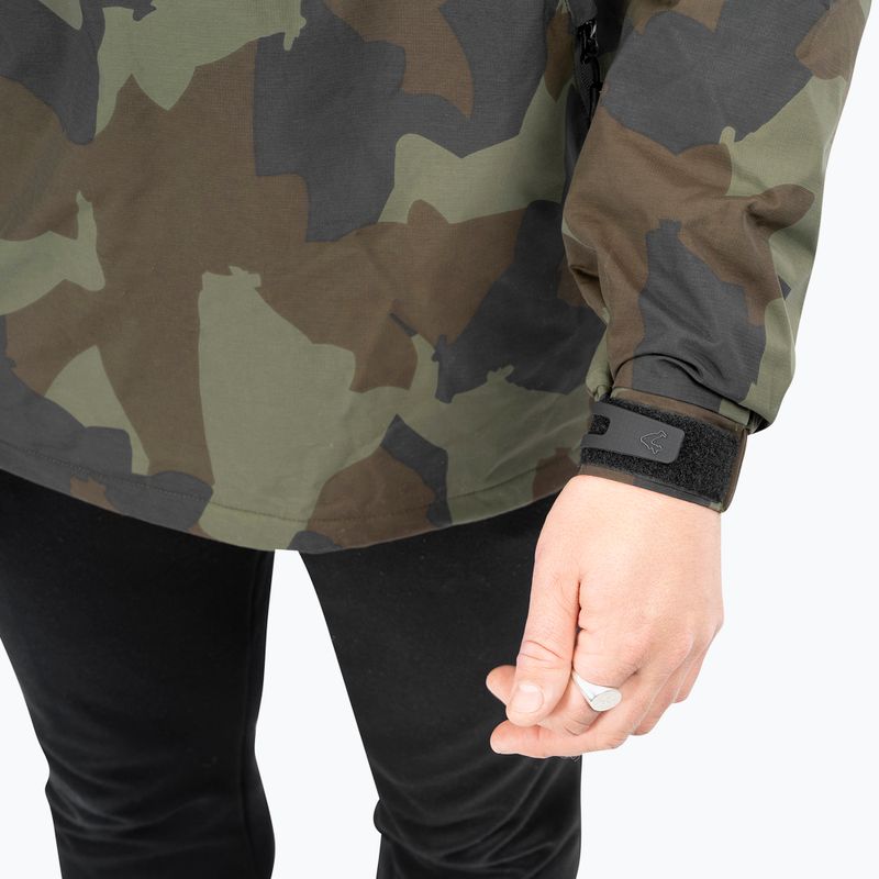 Pánska rybárska bunda Avid Ripstop Camo Pullover Green A0620202 6