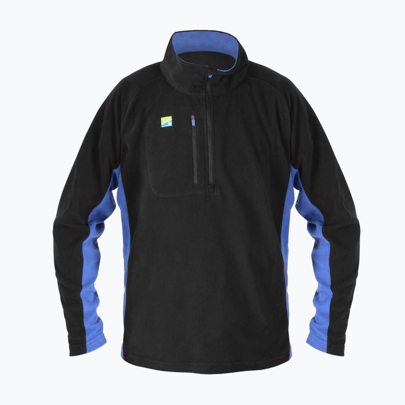 Mikina Preston Innovations Micro Fleece čierna / modrá