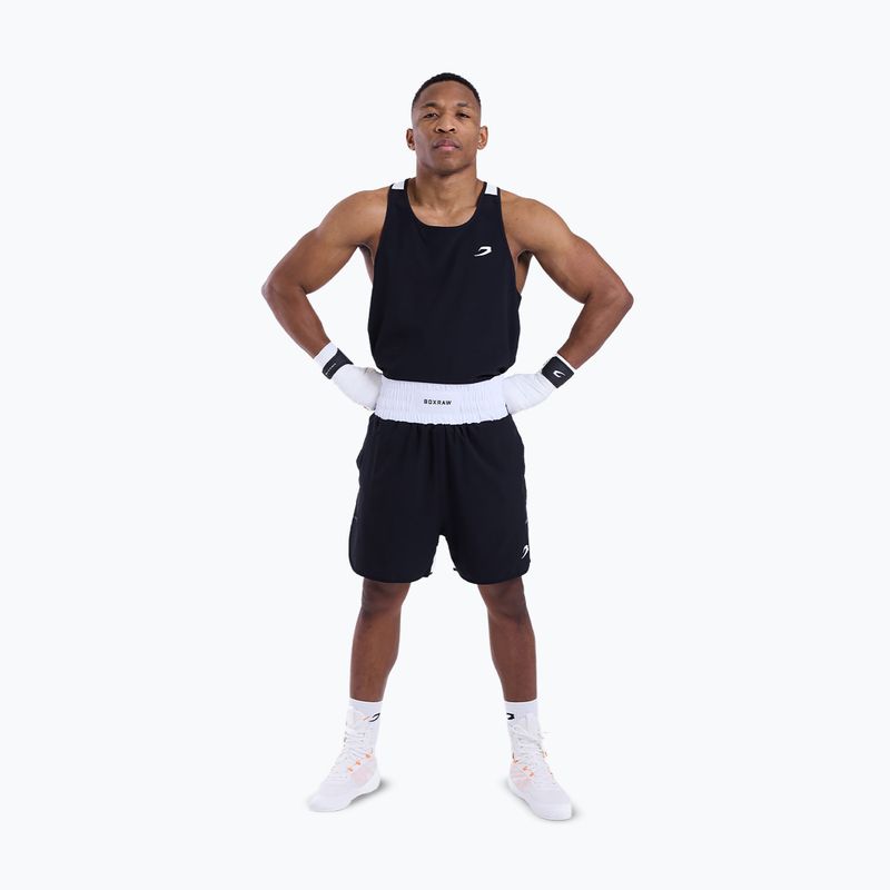 Pánske tréninkové šortky Boxraw Stevenson V2 black/white 2