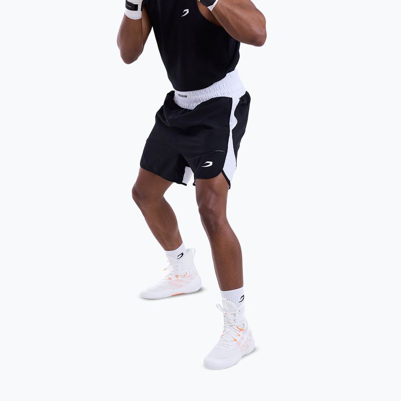 Pánske tréninkové šortky Boxraw Stevenson V2 black/white 4