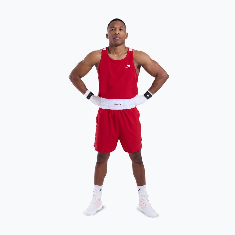Pánske tréninkové šortky Boxraw Stevenson V2 red/white 2