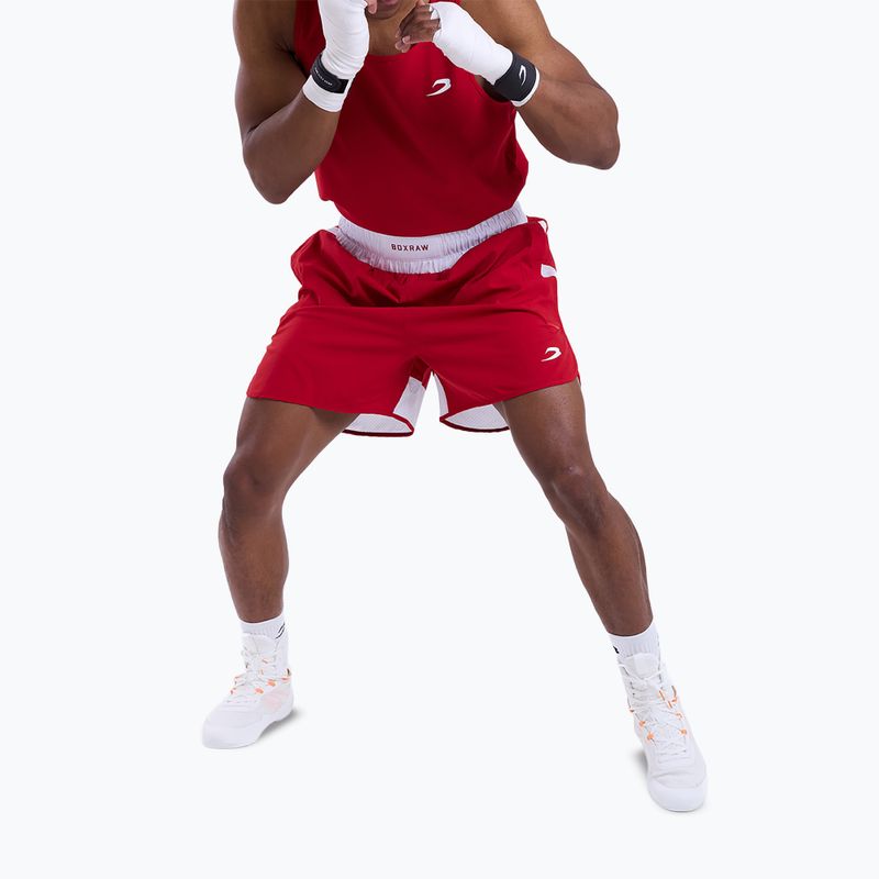Pánske tréninkové šortky Boxraw Stevenson V2 red/white 5