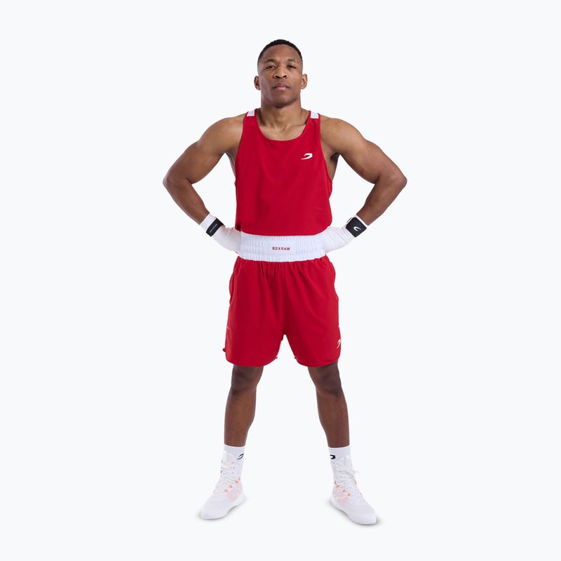 Pánske tričko Boxraw Stevenson V2 Tank red/white 2