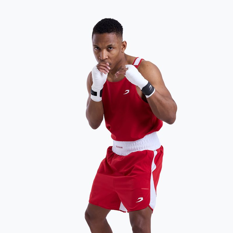 Pánske tričko Boxraw Stevenson V2 Tank red/white 4