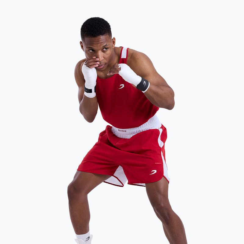Pánske tričko Boxraw Stevenson V2 Tank red/white 5