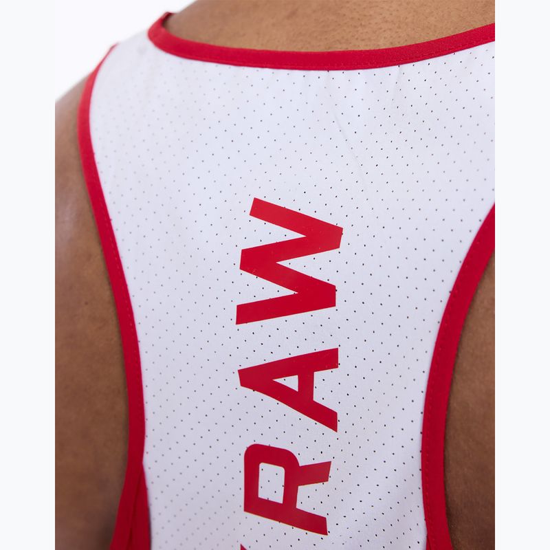 Pánske tričko Boxraw Stevenson V2 Tank red/white 10