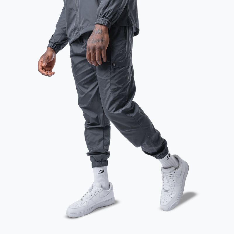 Pánske nohavice Boxraw Dundee Cargo charcoal 4