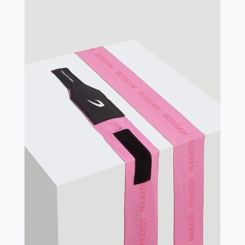 Boxerské bandáže Boxraw Hand Wraps pink 4
