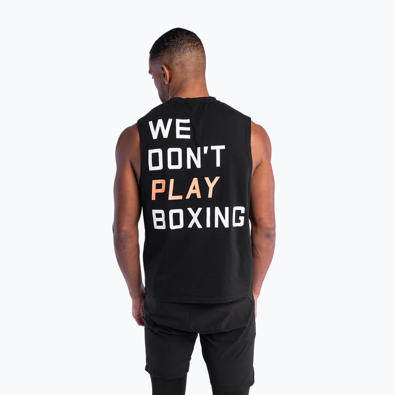 Pánske tričko BOXRAW We Don't Play Boxing Muscle Tank black 3