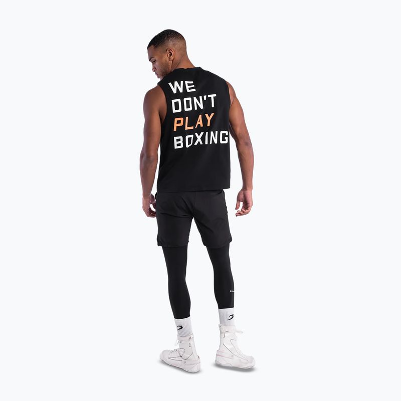 Pánske tričko BOXRAW We Don't Play Boxing Muscle Tank black 4