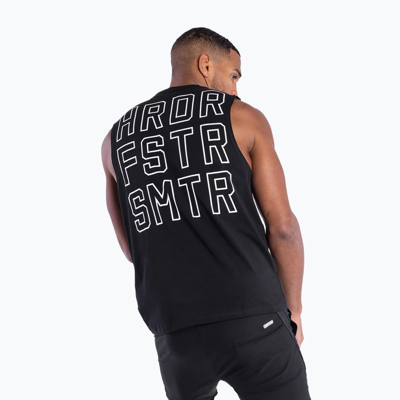 Pánske tričko Boxraw HRDR FSTR SMTR Muscle Tank Black 3