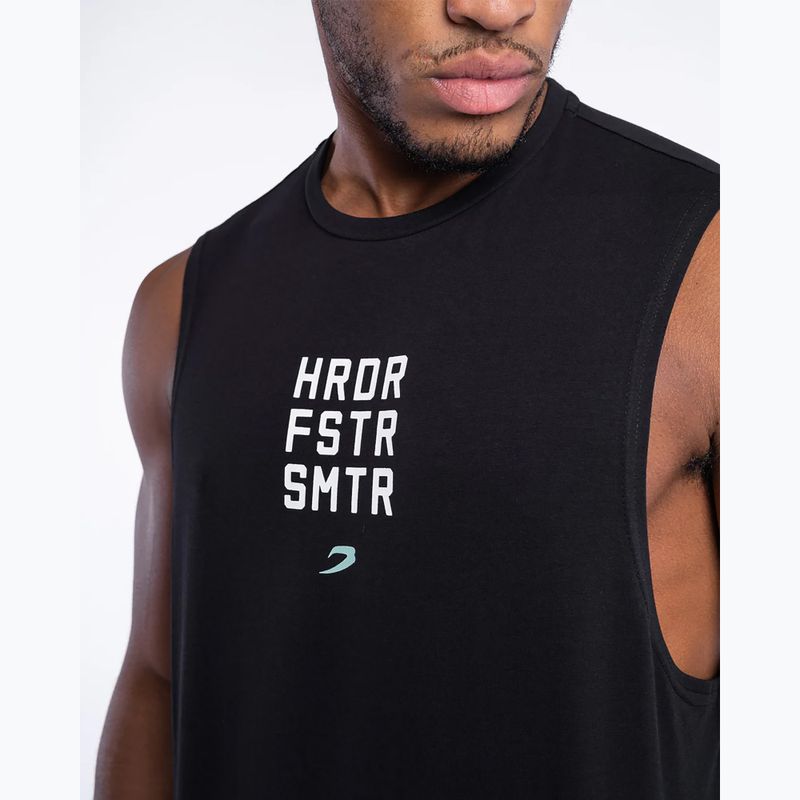 Pánske tričko Boxraw HRDR FSTR SMTR Muscle Tank Black 6