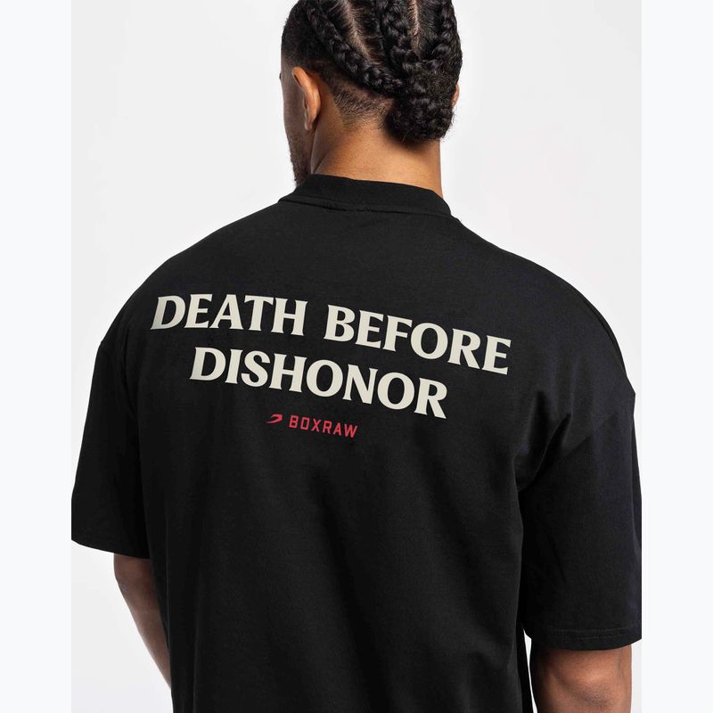Pánske tričko BOXRAW Death Before Dishonor Oversized black 7