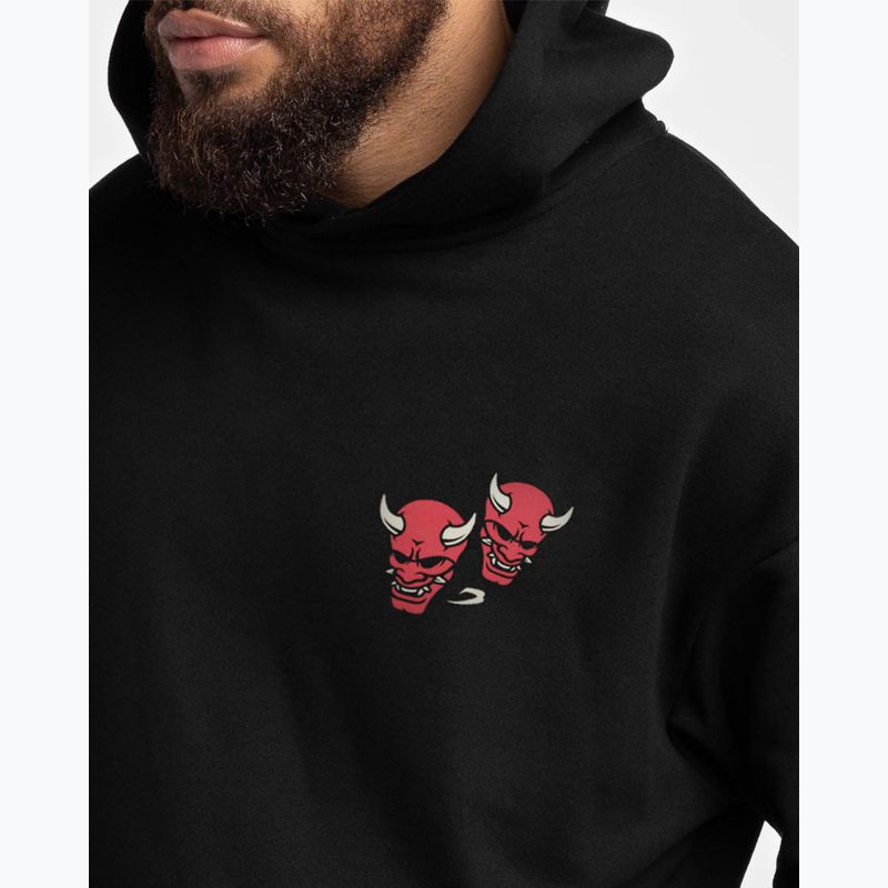 Pánska mikina BOXRAW Death Before Dishonor Oversized Hoodie black 7