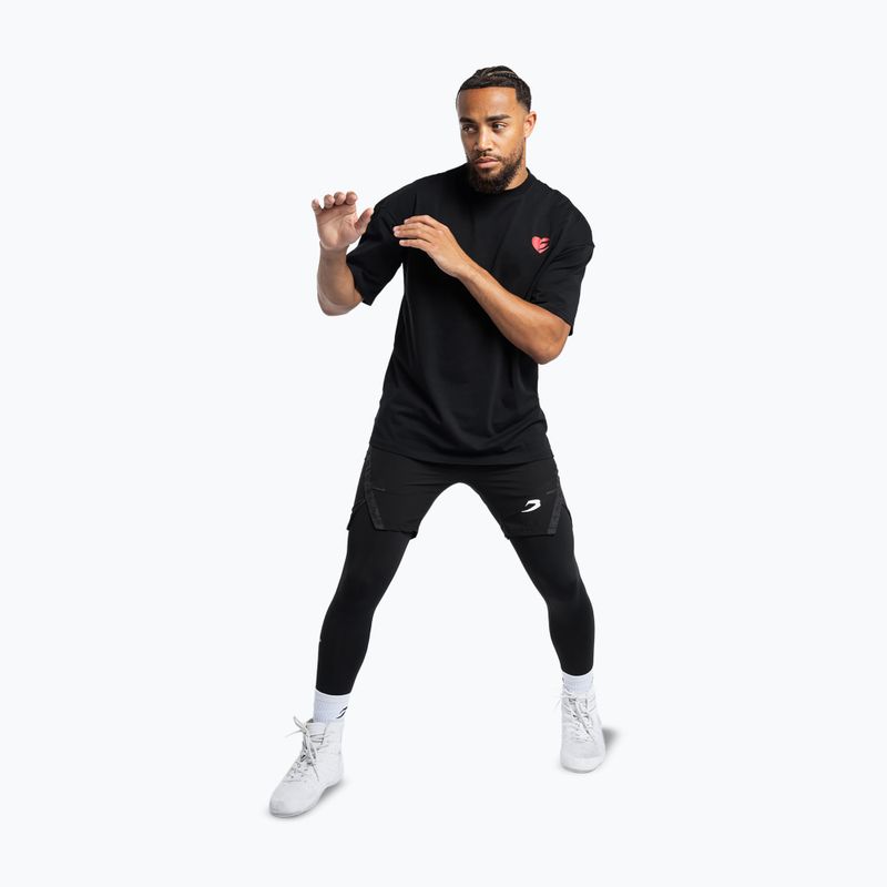 Pánske tričko Boxraw Boxing is Love Oversized Black 2