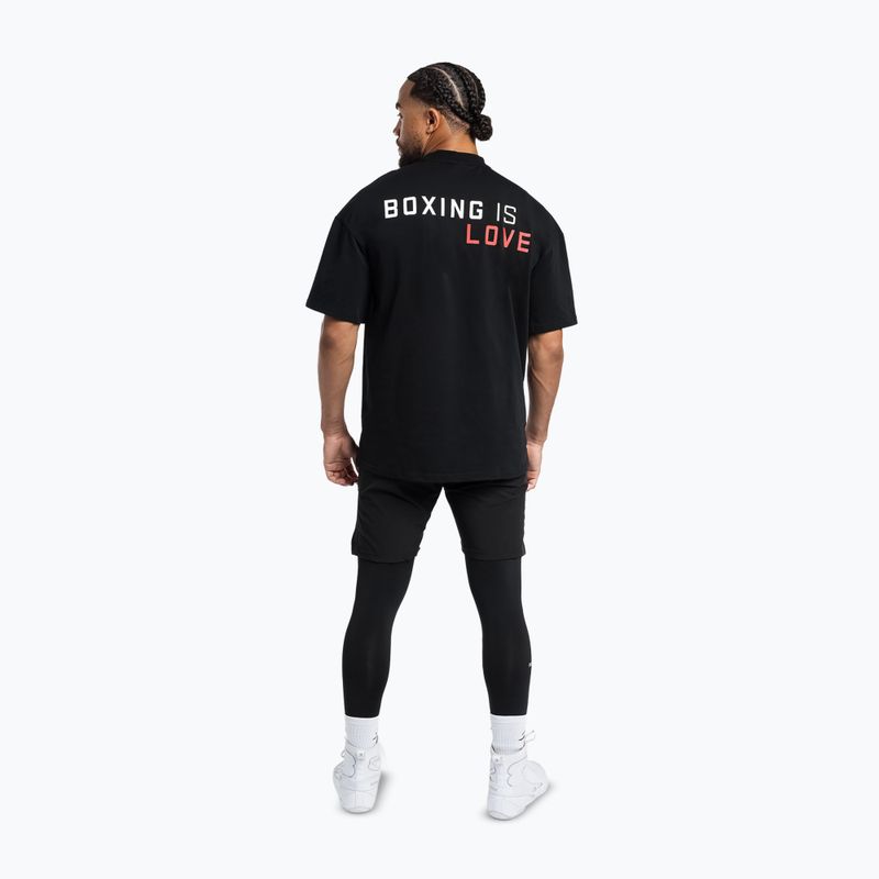 Pánske tričko Boxraw Boxing is Love Oversized Black 6