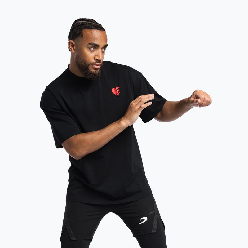 Pánske tričko Boxraw Boxing is Love Oversized Black 7
