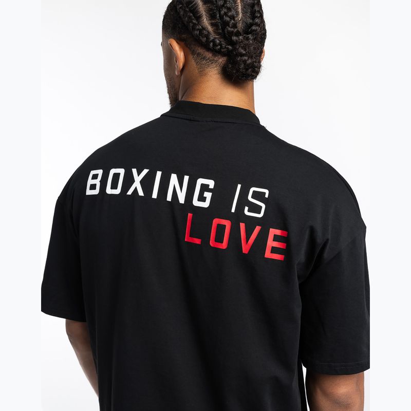 Pánske tričko Boxraw Boxing is Love Oversized Black 9