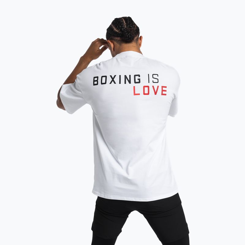 Pánske tričko Boxraw Boxing is Love Oversized White 3
