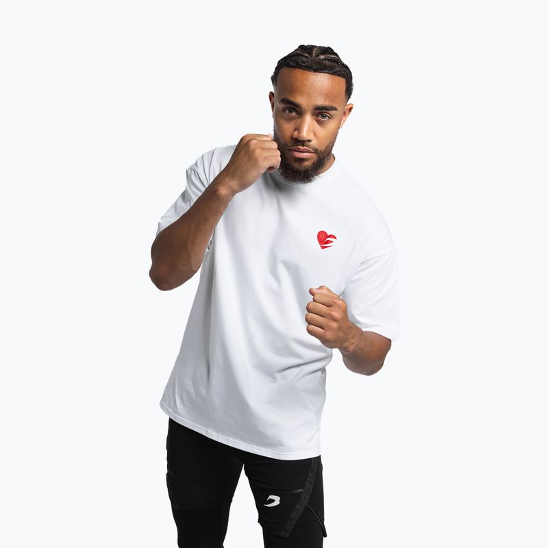 Pánske tričko Boxraw Boxing is Love Oversized White 6
