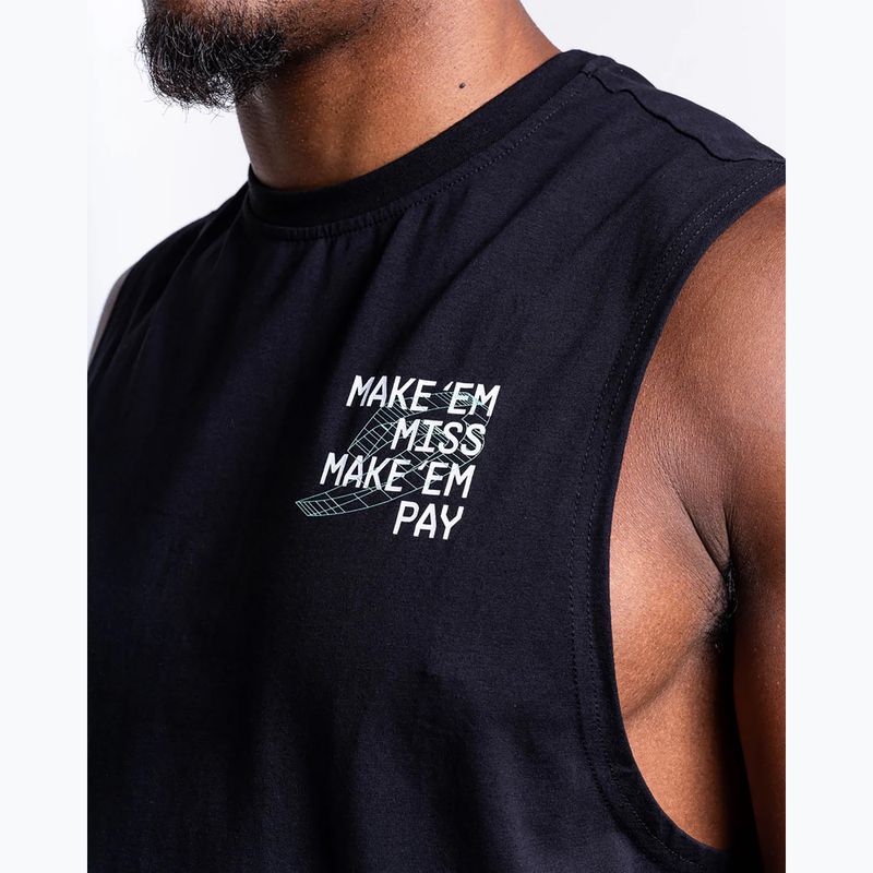 Pánske tričko BOXRAW Make 'Em Miss Muscle black 7