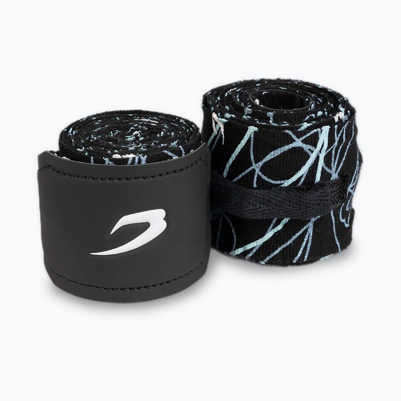 Boxerské bandáže BOXRAW Dyscyplined Thought Hand Wraps 450 cm black 2