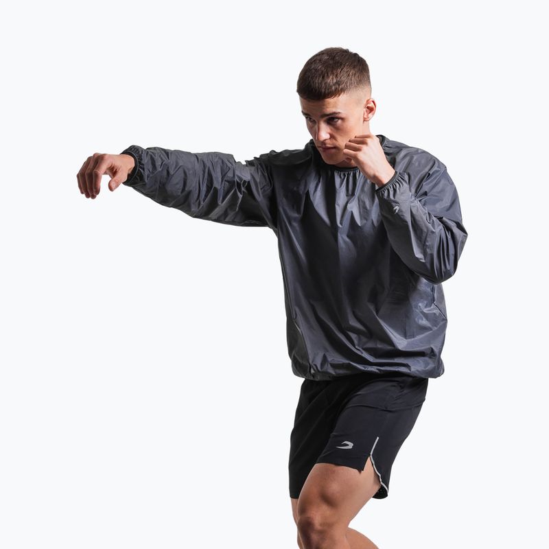 Pánska mikina Boxraw Genaro Sweatshirt charcoal 7