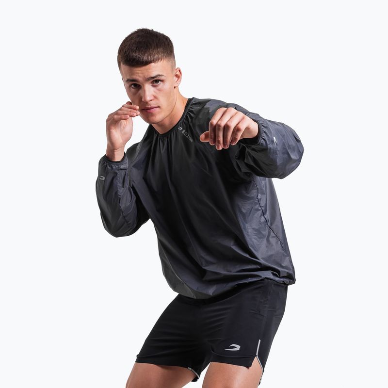 Pánska mikina Boxraw Genaro Sweatshirt charcoal 8