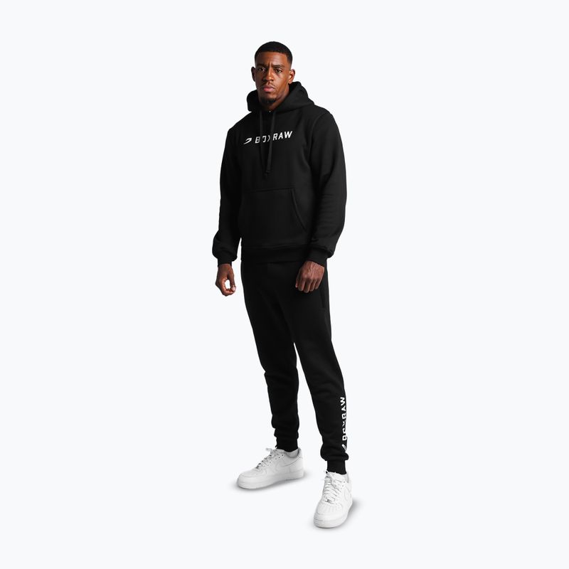 Pánska mikina BOXRAW A.B.C. Hoodie black 2