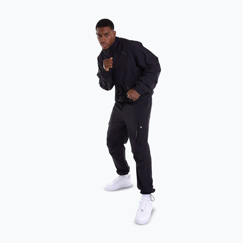 Pánske nohavice Boxraw Benton Cargo Bottoms black 5